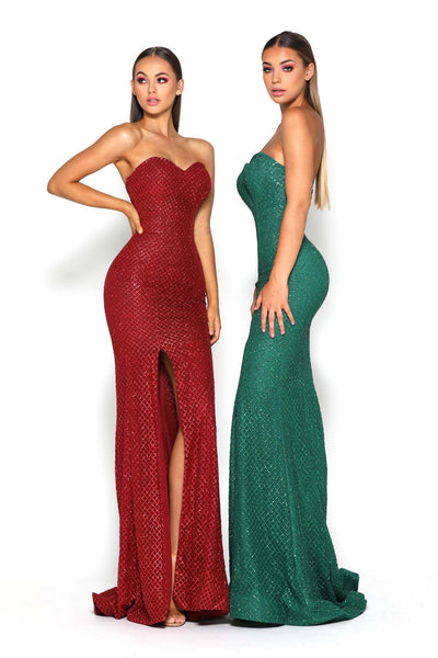 TYRA GOWN EMERALD