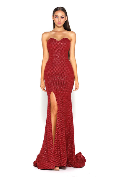 TYRA GOWN RED