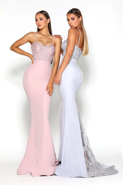 FROZEN GOWN NO LACE TRAIN MAUVE
