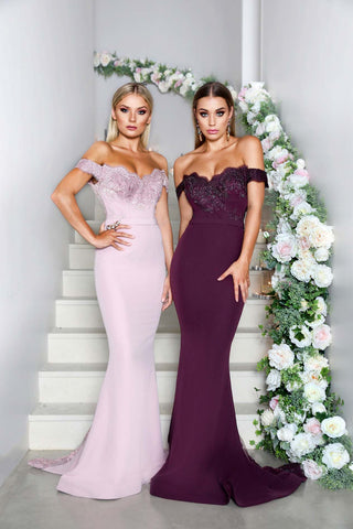 SIENNA GOWN PLUM