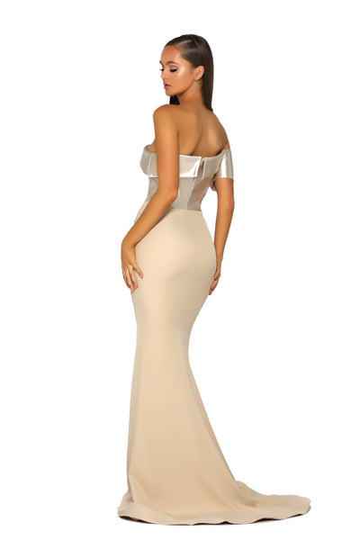 PS5022 GOWN CHAMPAGNE