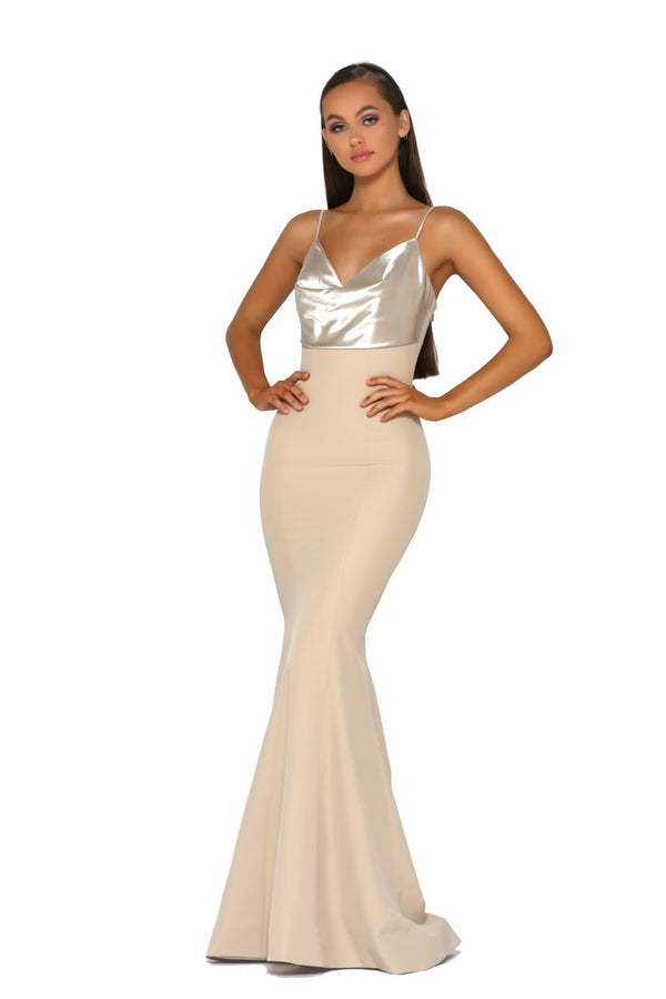 PS5024 GOWN CHAMPAGNE