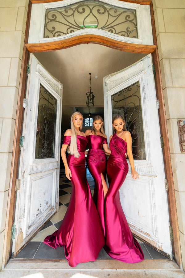 PS5042 GOWN RED